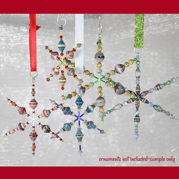 January 2021 Bead of the Month - The Snowflake Bead reminds you that you  are one of a kind! #BOM13001